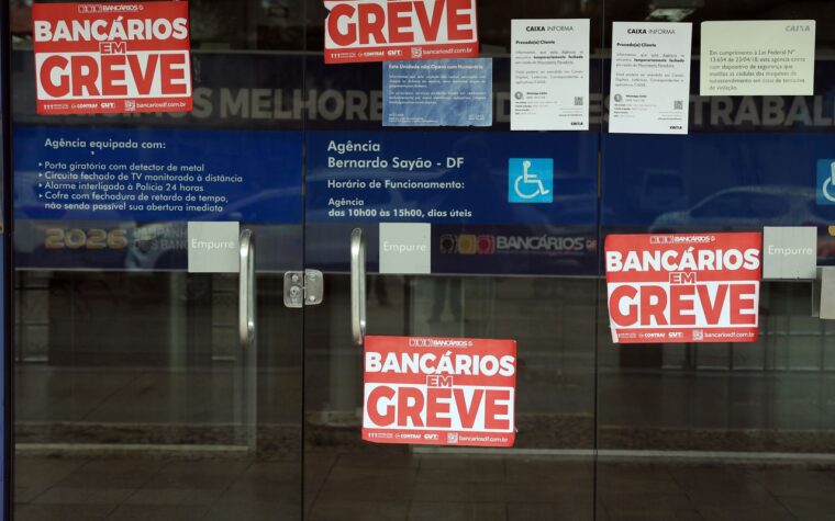 Greve nacional dos bancários continua após rejeição a proposta da Caixa